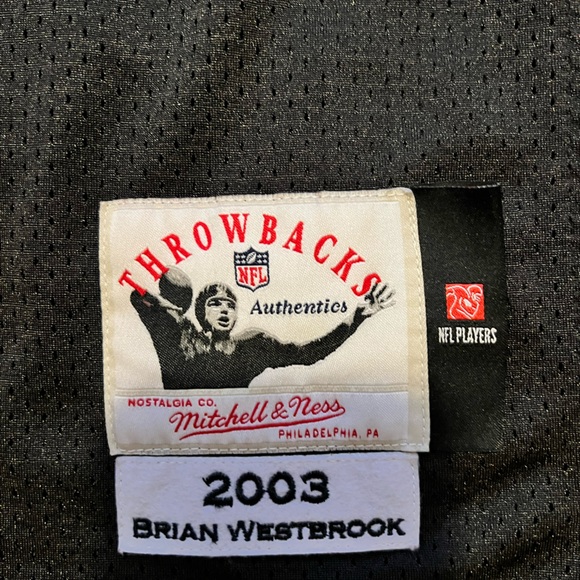 Authentic Mitchell and Ness 03 Brian Westbrook - Picture 5 of 5